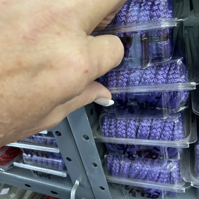 SEACHOICE Double Braid Nylon Dock Line, Purple, 3/8" X 20' (4) New