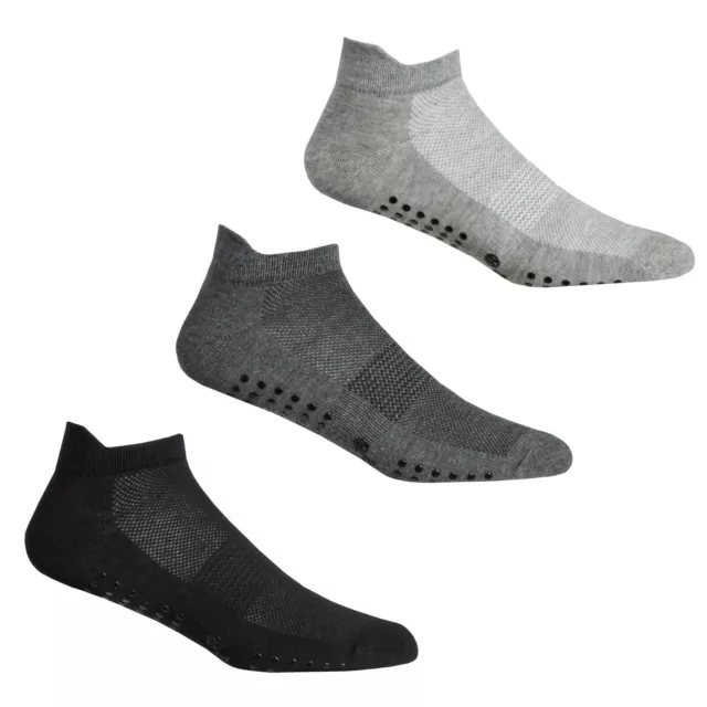 MENS Sport Gym Yoga Non Slip Gripper Sole Trainer Liner Socks