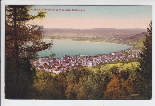 AK Bregenz vom Gebhardsberg aus, 1911