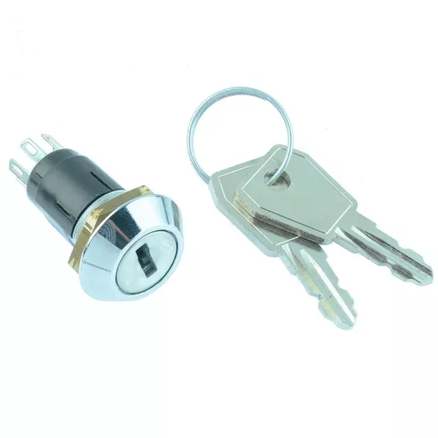 Lorlin On-On Switch Key Lock Spdt 1A 125V SRL-5-D-2
