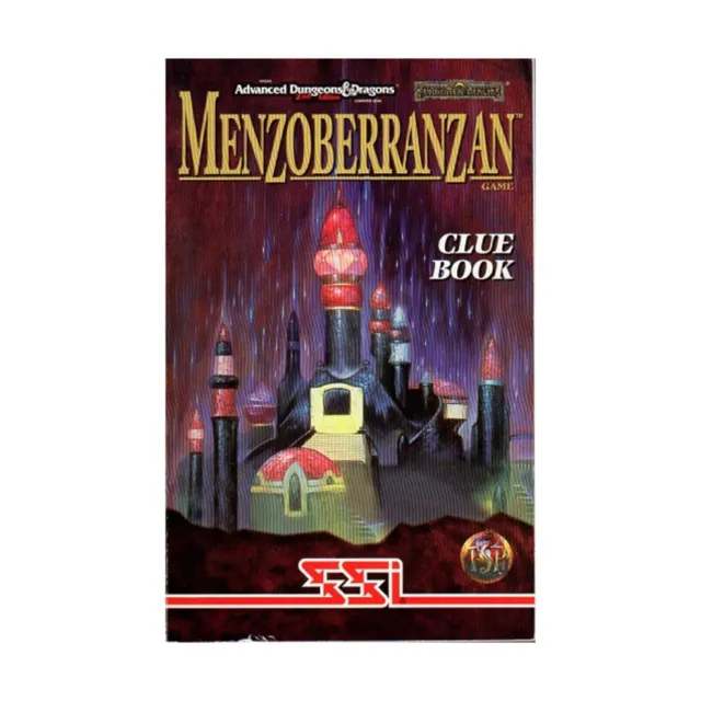SSI Video Game Strategy Guides SSI Menzoberranzan Clue Book NM