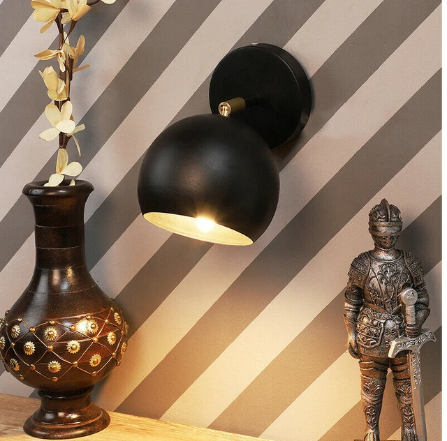 Black Eye balls Wall Sconce Diabolo Pair of Modern Italian Wall Lights