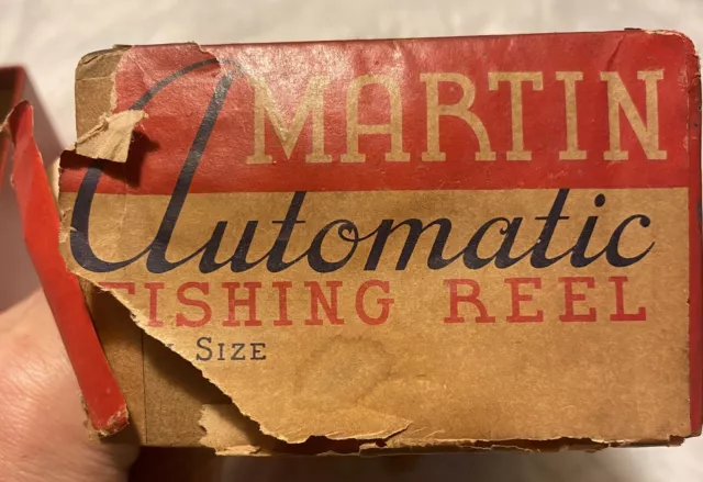 VINTAGE MARTIN AUTOMATIC Fly Reel, No. 38 Made in the USA Good Condition  $25.50 - PicClick
