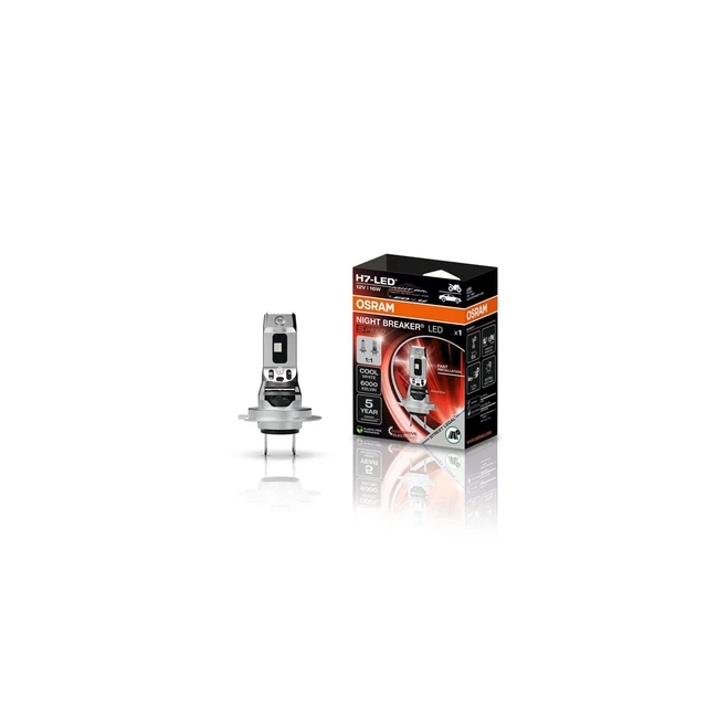 Lampadina LED OSRAM Conversione H7 - 16W, 6000K Luce Bianca Per Fari Abbaglianti - Modello 64210DWNBSM