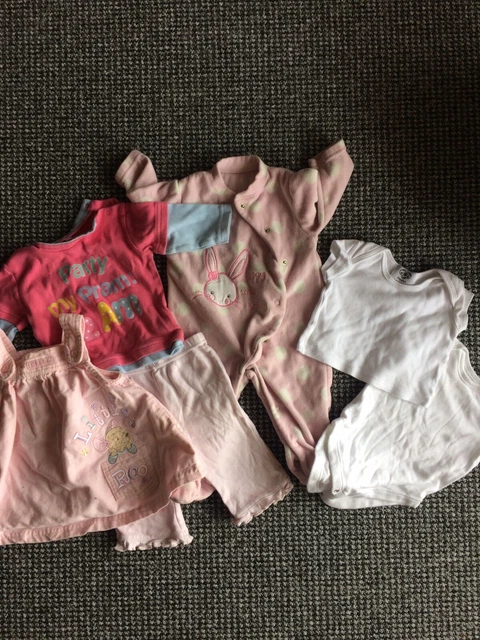 Bundle Of Girls Clothes, 3-6 Months, Little Roo, Disney Baby, Baby Gro