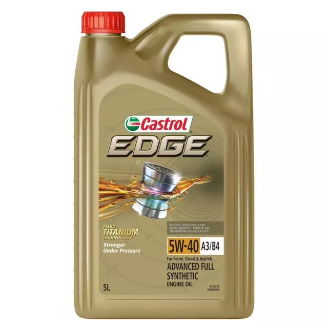 Castrol EDGE 5W-40 Engine Oil A3/B4 5L 3421235