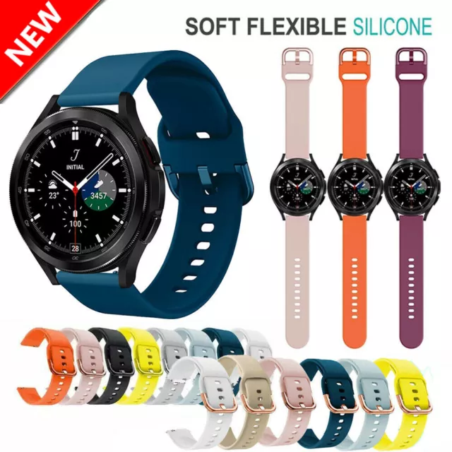 Silikon Armband 22mm Stegbreite Uhrenarmband für Samsung Amazfit Huawei Fossil