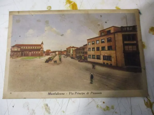 Monfalcone Via Principe Di Piemonte - Fp V1937