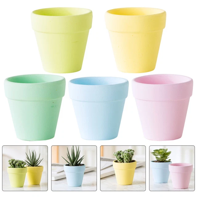 5Pcs Moderne Anlage Töpfe Innen Keramik Pflanzer Dekorative Sukkulenten Topf