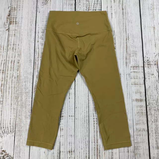 NWT Lululemon Align HR leggings Size 4 Crop 23” Bronze Green
