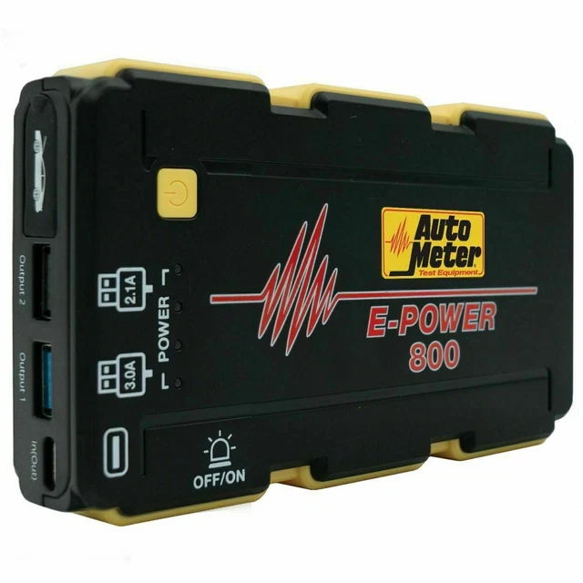 Auto Meter For Jump Starter Emergency Battery Pack 14.8V Peak 1800 Mah  EP-800