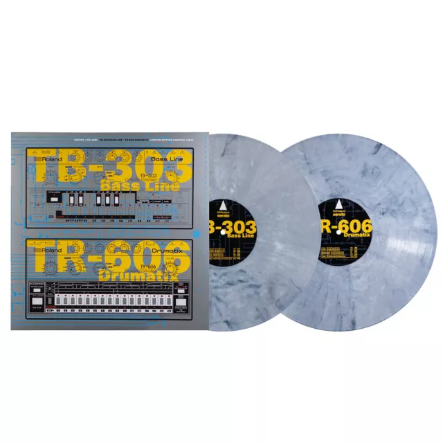 Serato - TB-303 / TR-606 Limited Edition Control Vinyl Marble Grey