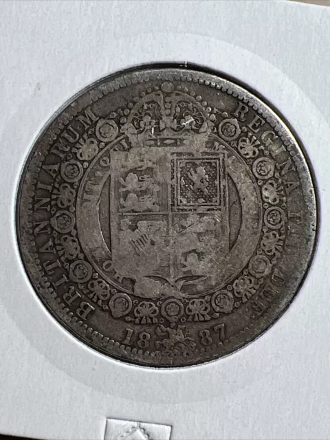 Queen Victoria  Silver  Half Crown