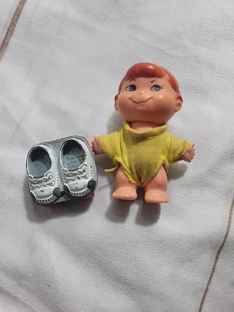 Mattel Small Shots Dolls Red Head Breezy Bridget Clothes Skates Freckles 1970