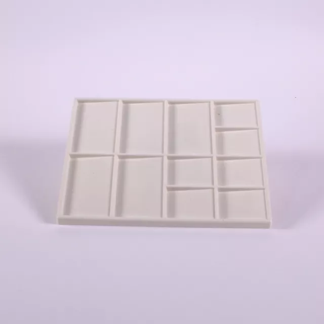 Plastic White Paint Mixing Palette Tray for Kids Art & Painting 11 Wells Water