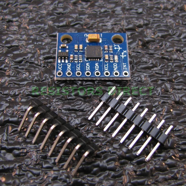 MPU-6050 SENSORE ACCELEROMETRO 3 assi e giroscopio modulo 6DOF 3,3 V-5 ...