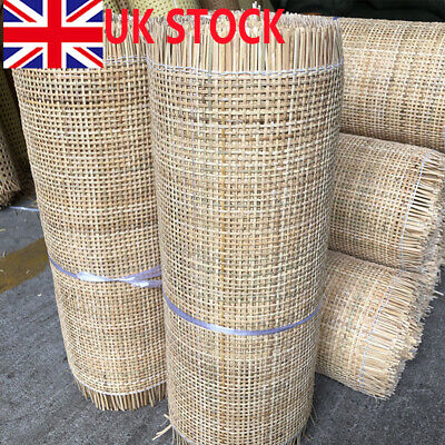 Hoja tejida de caña natural de 1-10 rollos material de ratán de tela 40 cm de ancho 100 cm Reino Unido