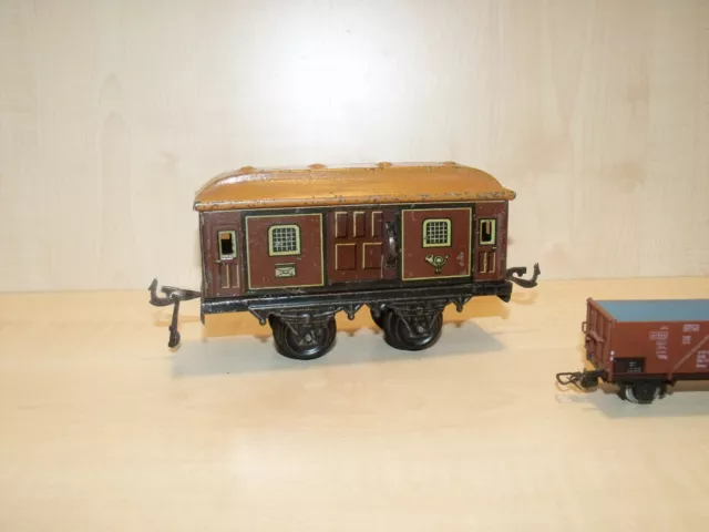 8648) BING uralt - Spur 0 - Gepäckwagen - L. 13,5 cm - ansehen