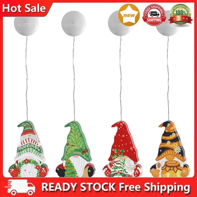 5D DIY Special Shape Diamond Painting Goblin Crystal Diamond LED Hanging Light