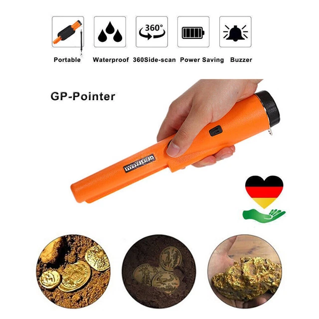 GP Pinpointer Metallsuchgerät Metalldetektor Schatzsuche  Metallortungsgerät