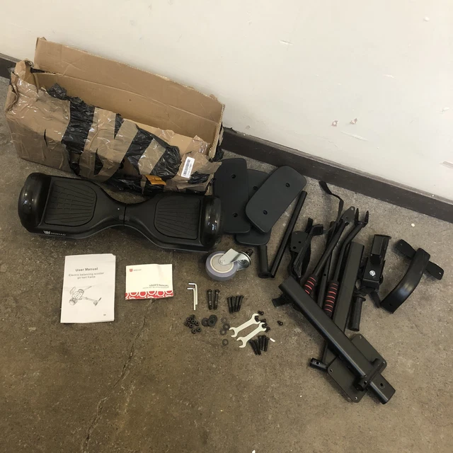 SISIGAD HOVERBOARD SELF Balancing Scooter With Kart UNTESTED NO