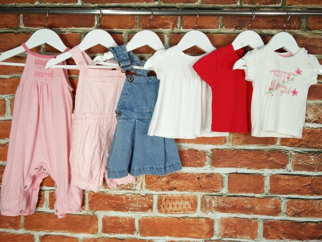 Baby Girls Bundle Age 3-6 Months Next Mothercare Top Romper Dess Summer Set 68Cm