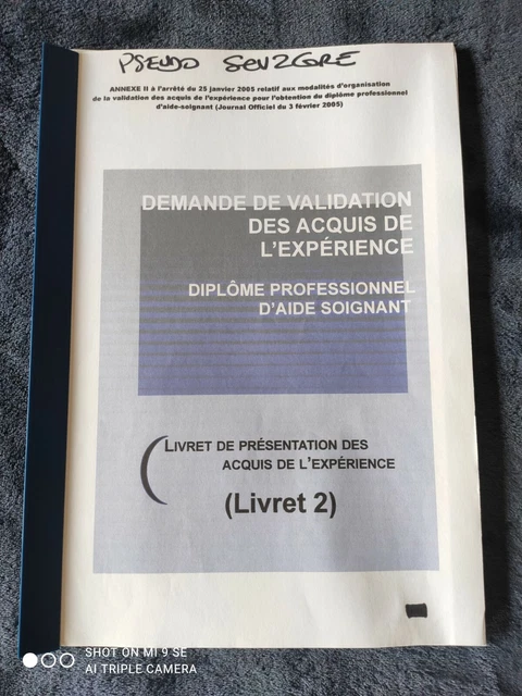Livret 2 Vae Aide Soignante