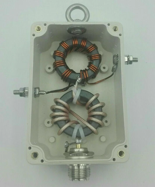 UNUN (BALUN) LOW POWER 91 + RF CHOKE 500w (HF LONG WIRE ANTENNA HAM