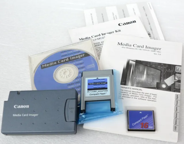 Canon Media Card Imager Kit F & Projector LV-MC01 LV-7340 LV-7345 LV-7350