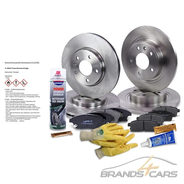 Opel Astra G Caravan Bremsbeläge Hinten Wechseln ATEC BREMSSCHEIBEN+BREMSBELÄGE VORN+HINTEN Für Opel Ampera Astra J