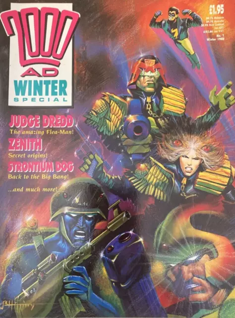 2000ad Winter Special - 1988 - Very Good Condition - featuring Judge Dredd