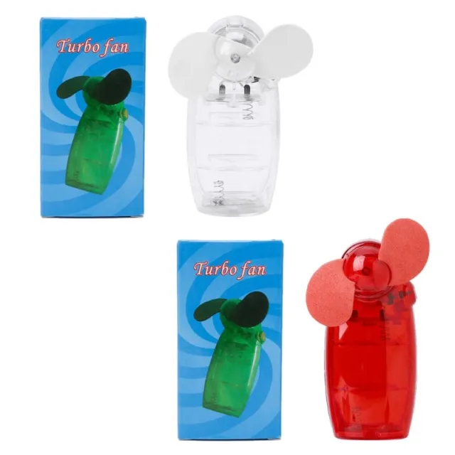 Portable Mini Pocket Fan Cool Air Hand Held Battery Travel Holiday Blower Cooler