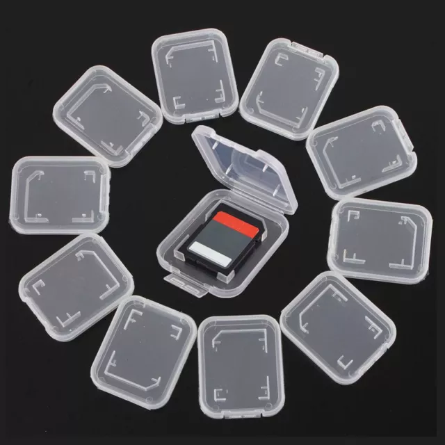 10 x SD Card Case Holder - Micro SDHC Memory Hard Protective Box for 32gb 64gb