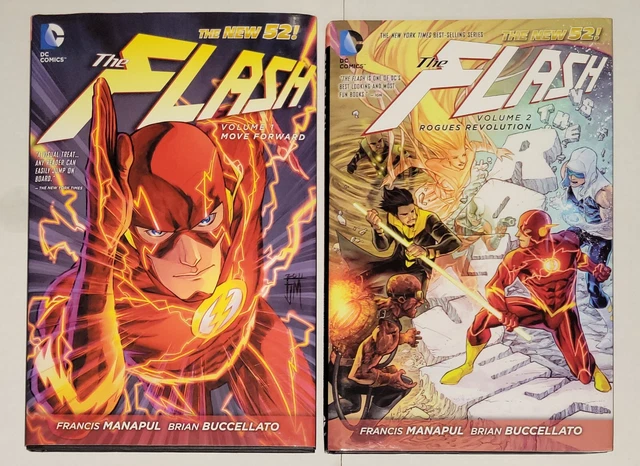 The Flash Vol. 1 & vol. 2 (DC) HC, New 52, Free Shipping!