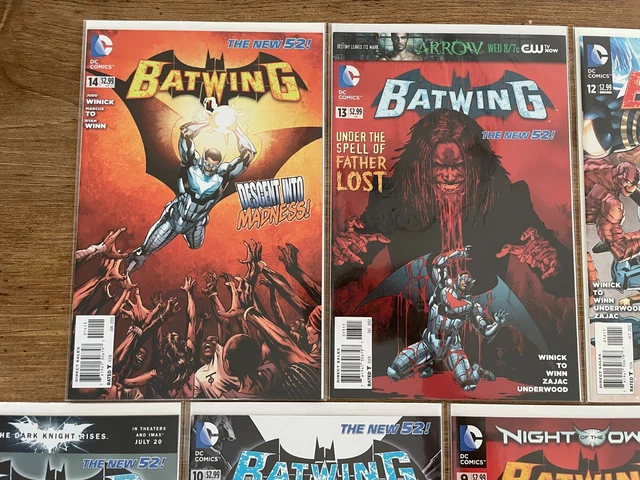 Lot Of 7 Batwing DC Comic Books # 8 9 10 11 12 13 14 NM Batman Gotham Joker J940 5