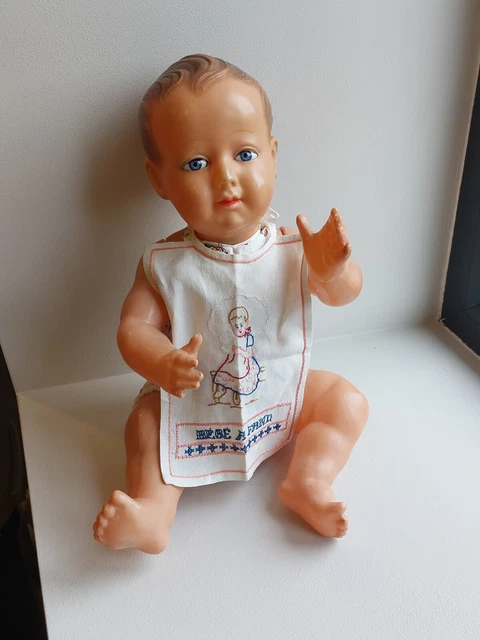 Poupée baigneur, PetitCollin Vintage - PetitCollin - Label Emmaüs
