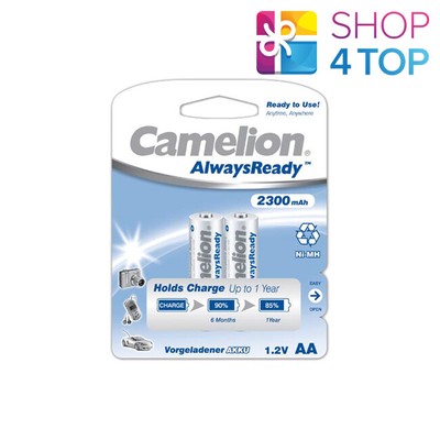Camelion 2 Camelion AAA Rechargeable 900mAh Piles 2BL Batterie NI-MH 1.2V HR03 NI-MH Neuf 
