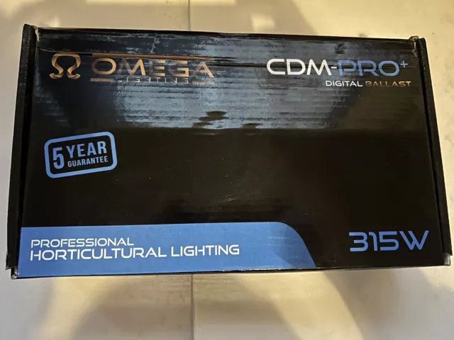 315w CDM / CMH Pro+ Omega Full Spectrum Digital Ballast Hydroponics