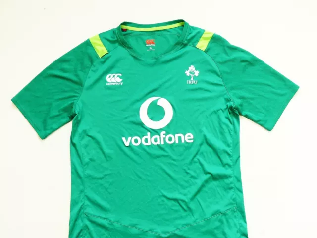 ❤️ Rugby Shirt Ireland Irish 2017 Canterbury Training Jersey Size: X-Large (Xl)