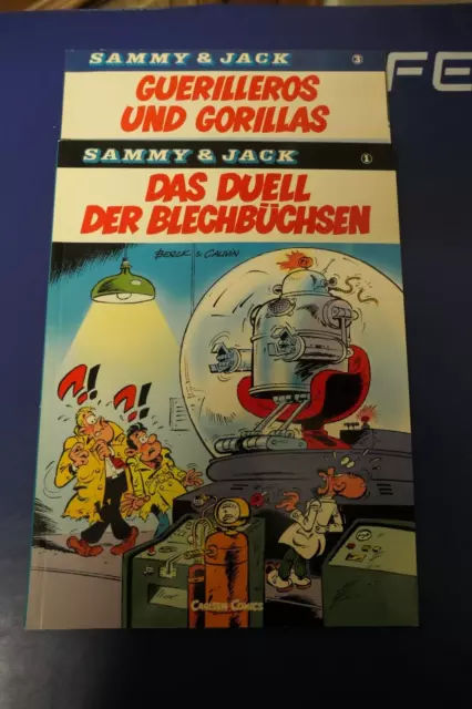 Sammy & Jack - Carlsen Comic Band 1 und 3  Berck & Cauvin - 1. Auflage 1988