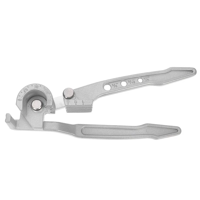 PIEGATUBI IN ACCIAIO Design Ergonomico Per Piegatura Tubi Senza Sforzo Materiale EUR 38,17 - Foto 2