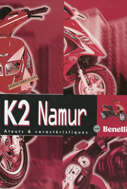 BENELLI K2 Namur Brochure dépliant prospectus pub bws adversing scooter 50