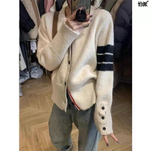 Thom Browne Women's Cashmere Knitted Cardigan Jacket