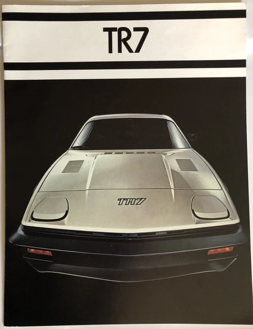 Vintage 1977  Triumph Tr7 Advertising Dealer Brochure - Absolutely Beautiful