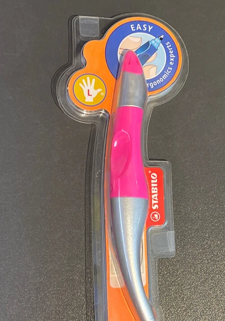 STABILO Schreib Lern Tintenroller EASYoriginal metallic, neonpink, mit Patrone,