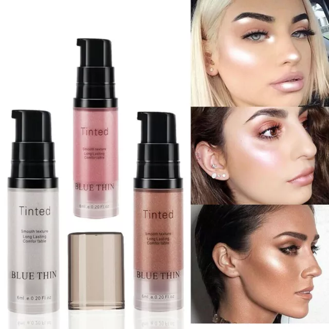 Face Highlighter Illuminator Cream Gloss Shimmer Glow Concealer Liquid Makeup UK