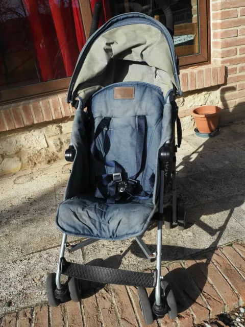 MACLAREN QUEST Passeggino Ultraleggero Denim Blue + Buone condizioni