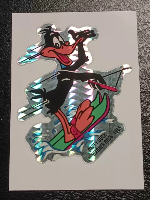 Daffy Duck Looney Tunes 1985 Warner Bros Vending Machine Prism Sticker