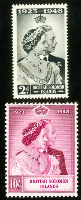 British Solomon Islands Stamps # 82-3 MLH VF
