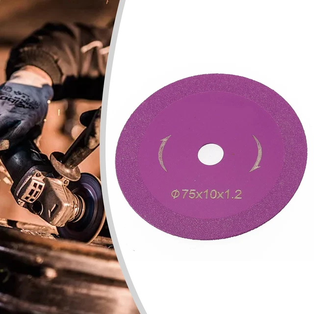 Disco da taglio versatile 75 mm per smerigliatrice angolare perfetto per il taglio del ferro